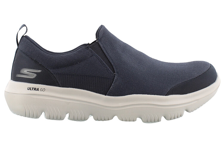 Кроссовки Go Walk Evolution Ultra Lifestyle для мужчин с низким верхом, темно-синие/серые Skechers — фото 2