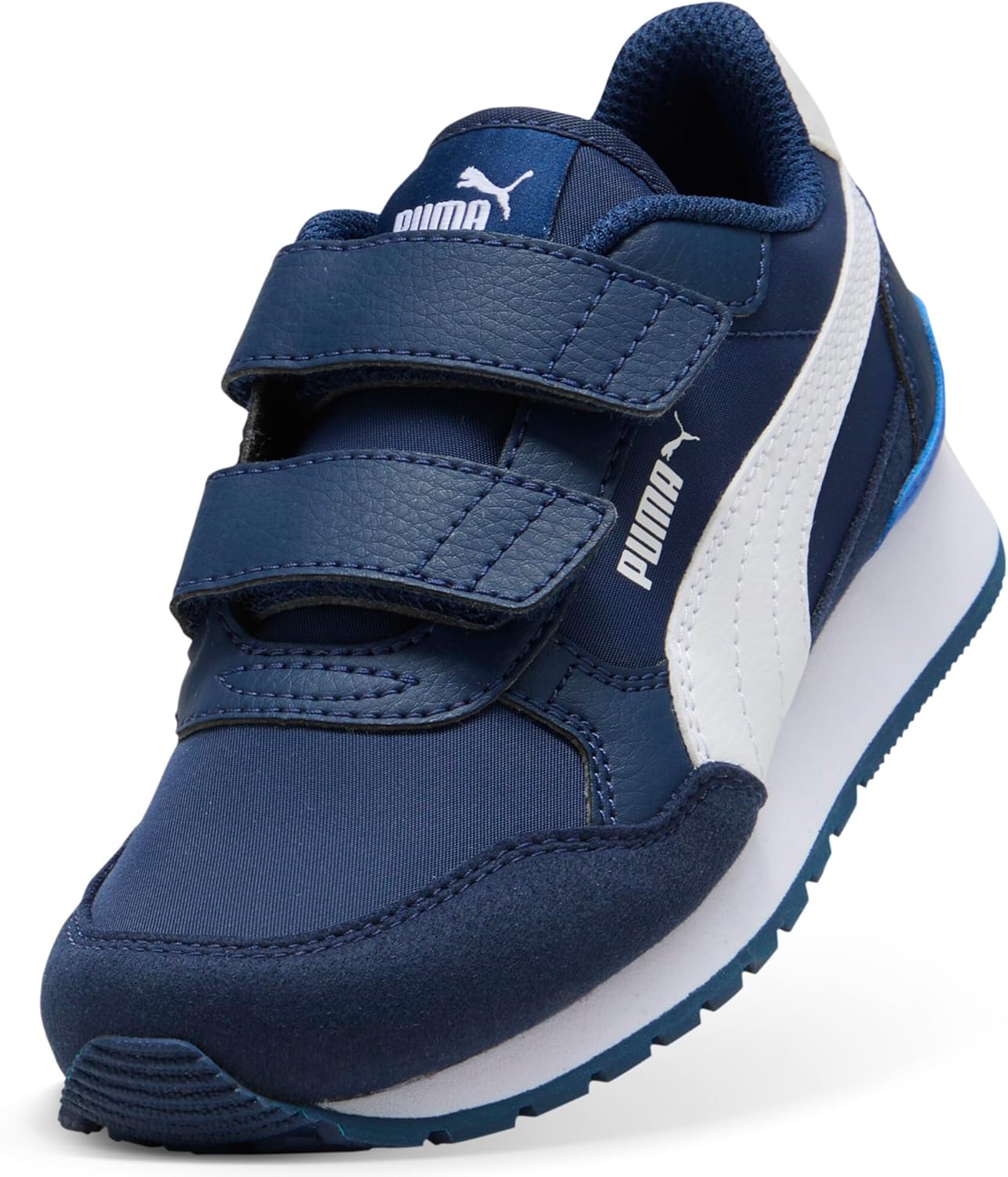 Кроссовки Puma St Runner унисекс-детские на липучке, синий — фото 2
