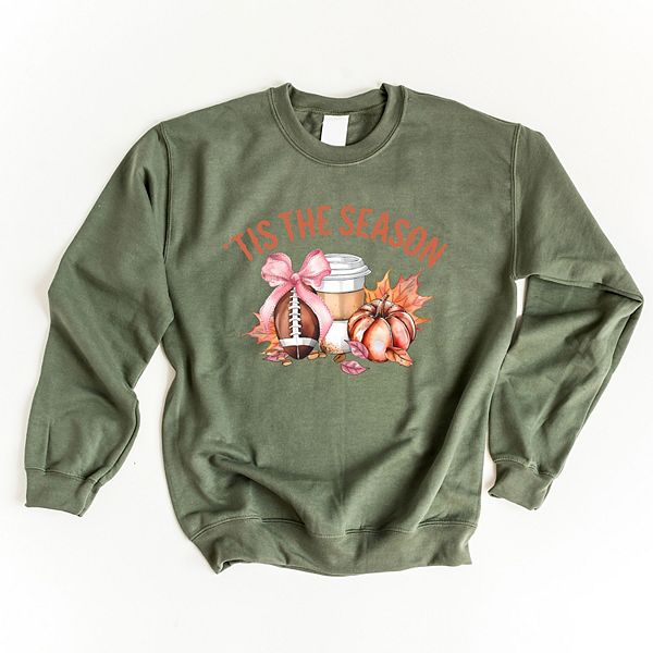 

Coquette tis the season fall - Женский графический свитшот Simply Sage Market, Military, Зеленый, Coquette tis the season fall - Женский графический свитшот Simply Sage Market, Military