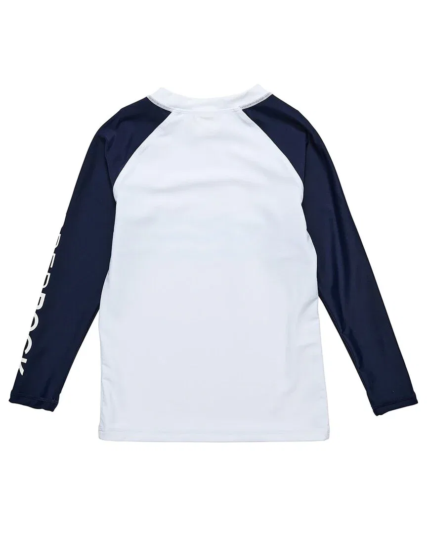 Топ Snapper Rock Wave Stripe Rash Top, белый — фото 2