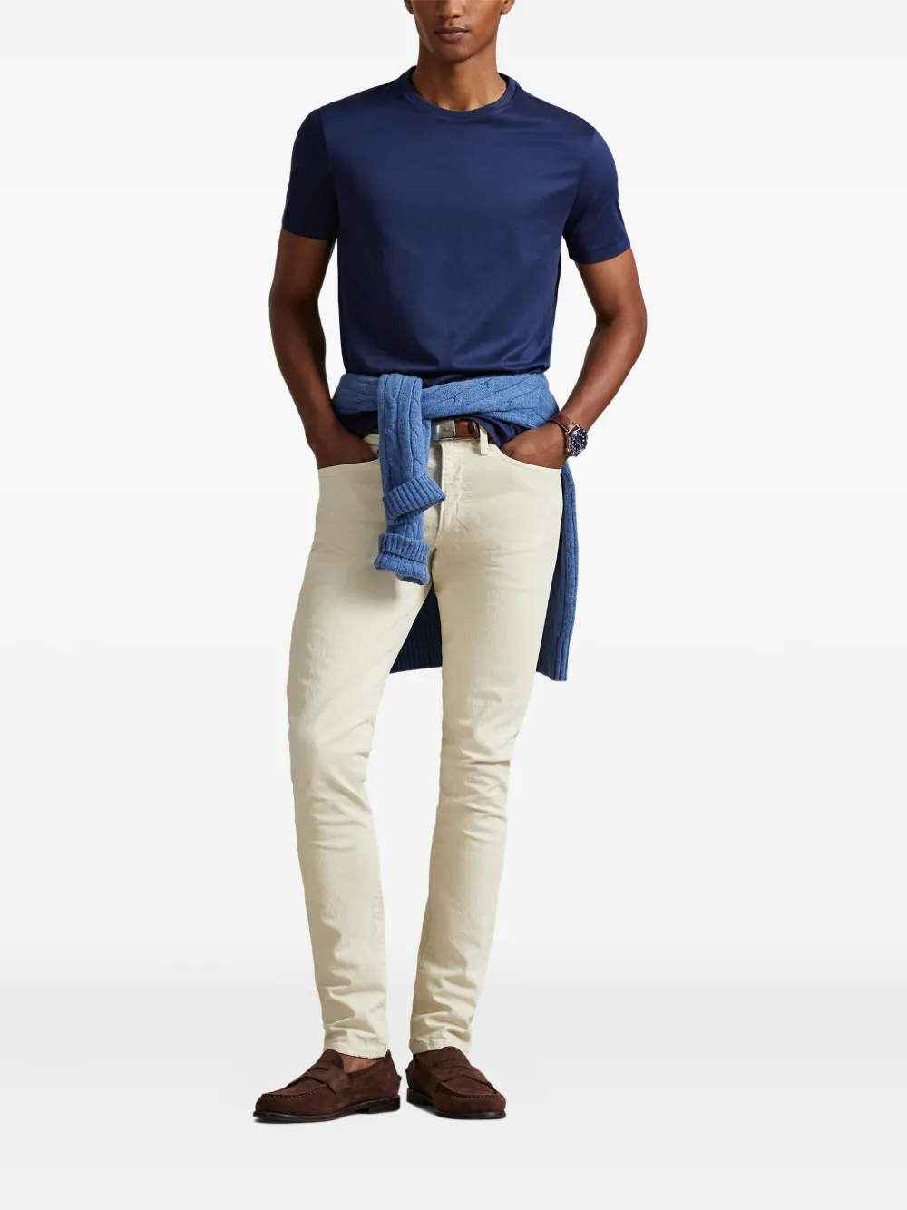 Футболка Lisle Polo Ralph Lauren, синий — фото 2