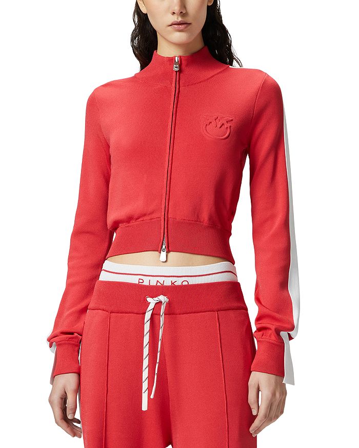 

Веллингтон Укороченная Куртка Maglia PINKO, красный