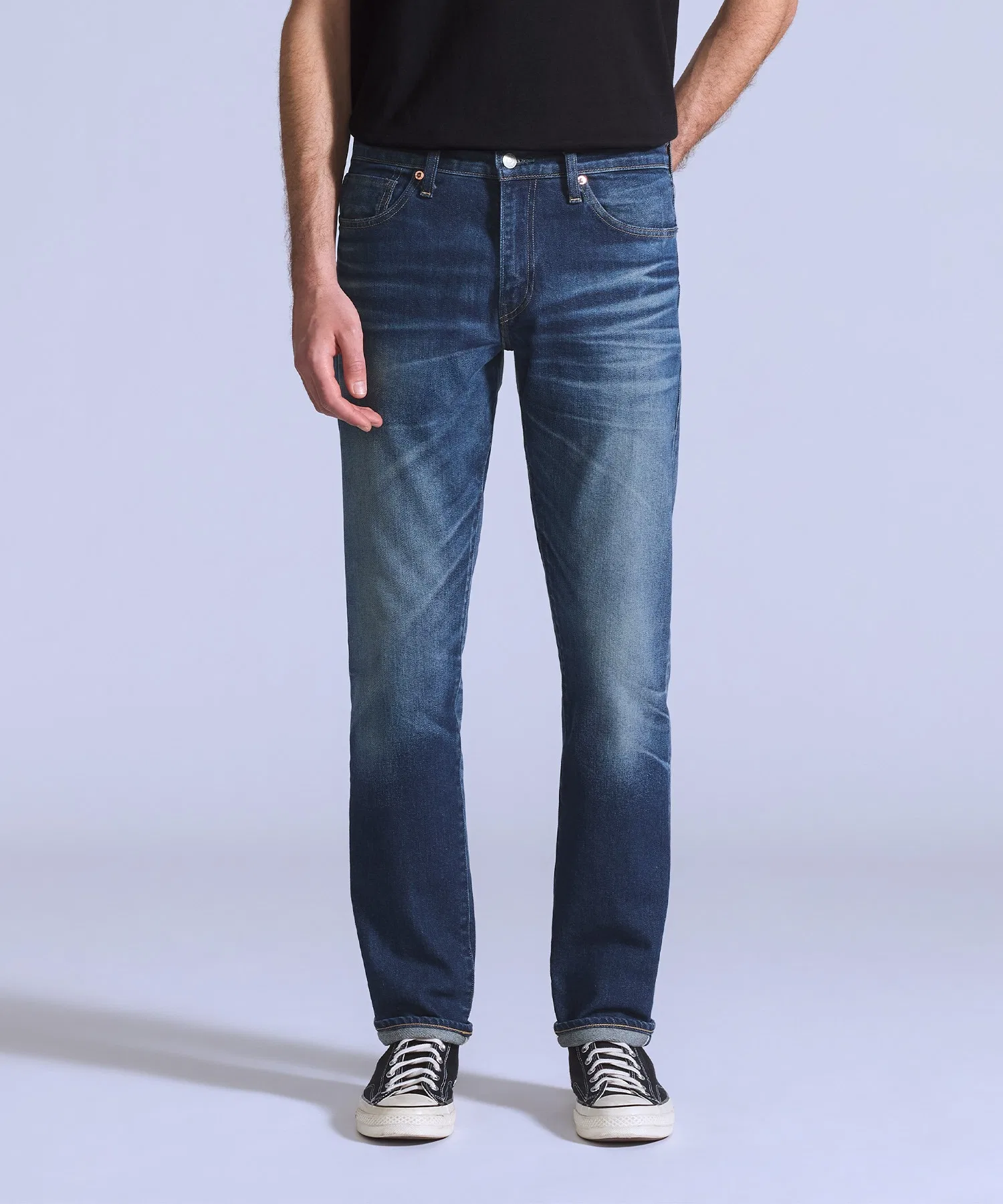 Джинсы Levi's BLUETAB™ 511™ Slim Fit, цвет индиго, произведено в Японии.