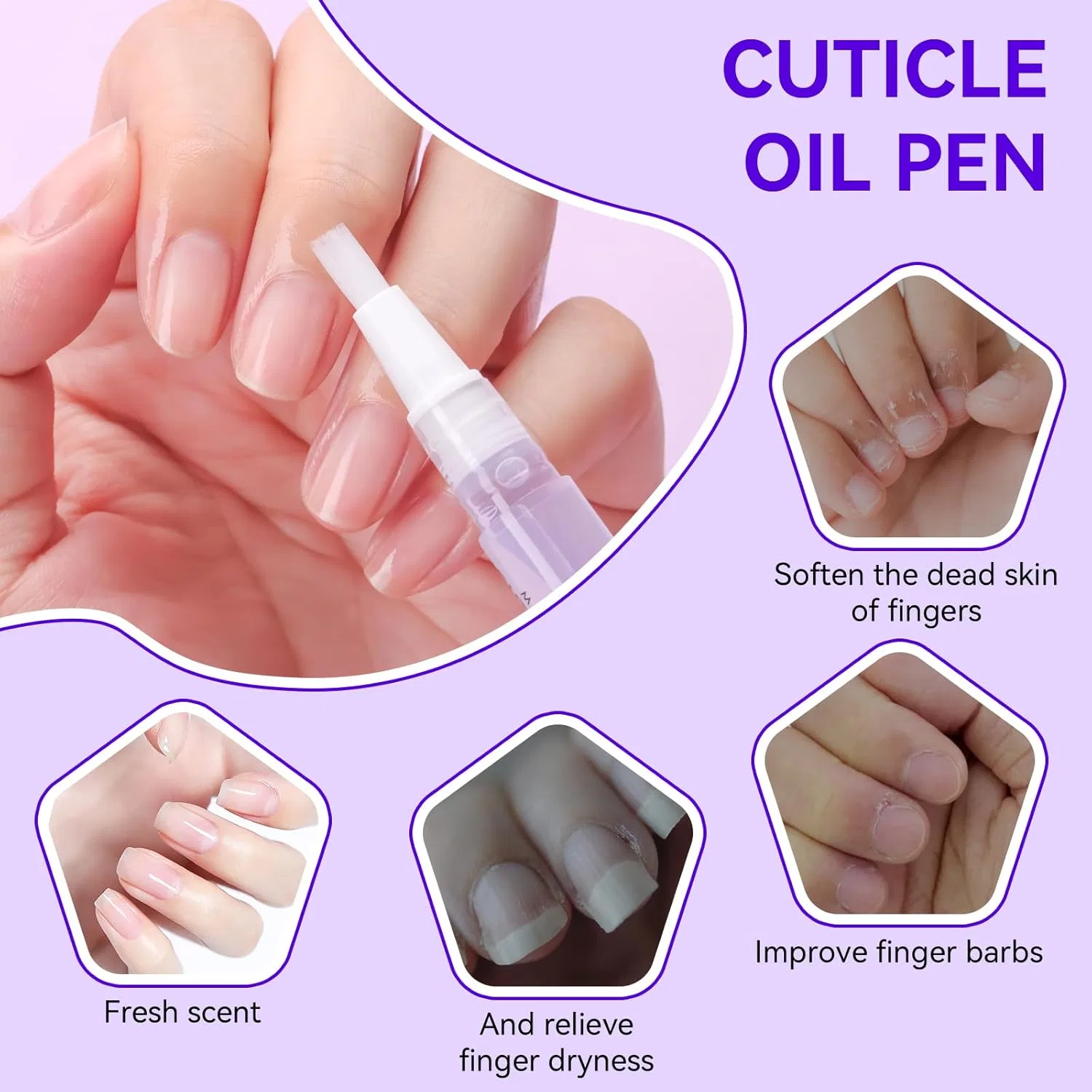 Набор масел для кутикулы Makartt в карандашах, 3 шт. Makartt, 3 X Nail Oil Pen — фото 3