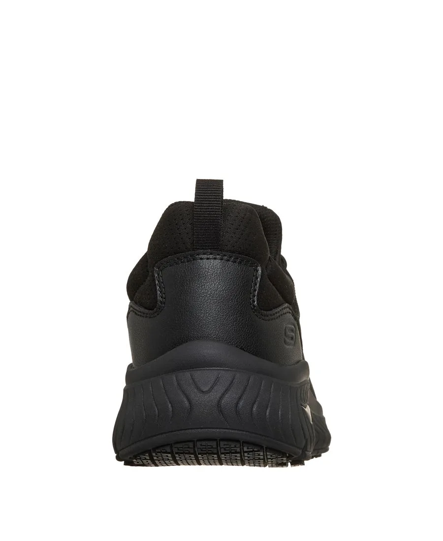 Мужские рабочие кроссовки с противоскользящим покрытием: Arch Fit Crosser - Rowynn Casual Work Sneakers от Finish Line Skechers, черный — фото 4