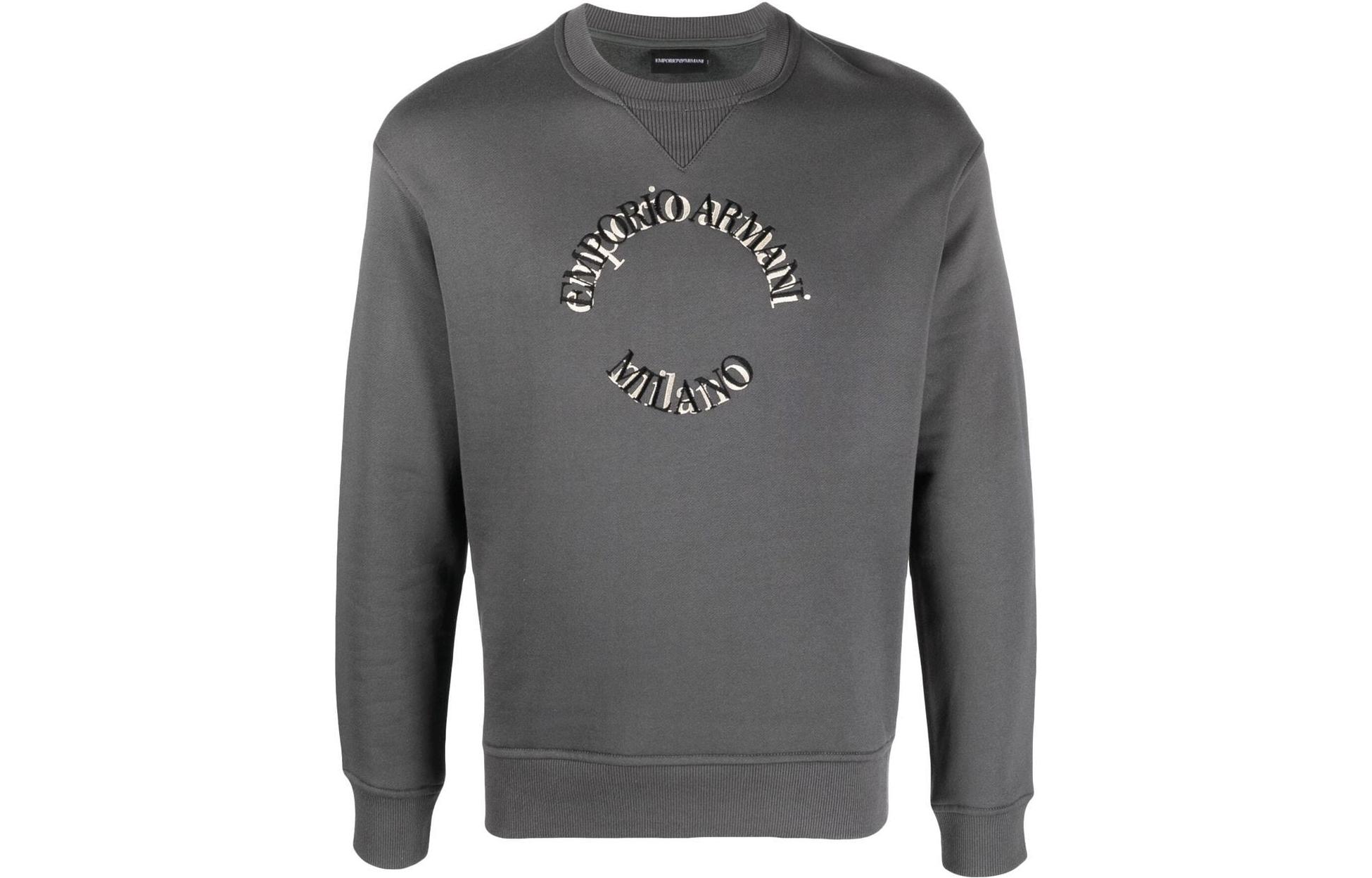 

Свитшот мужской серый EMPORIO ARMANI