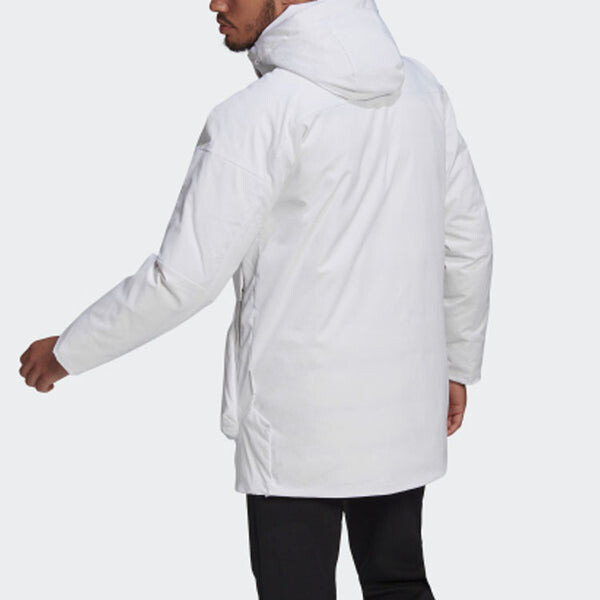 Куртка Adidas Originals Full-Zip Hooded , белый — фото 4