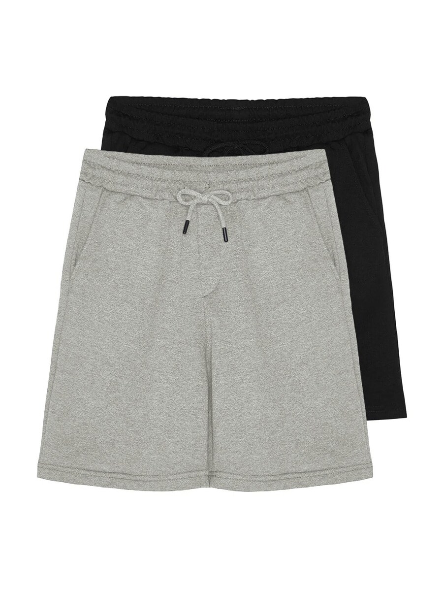 

Обычные брюки Trendyol, цвет mottled grey/Black