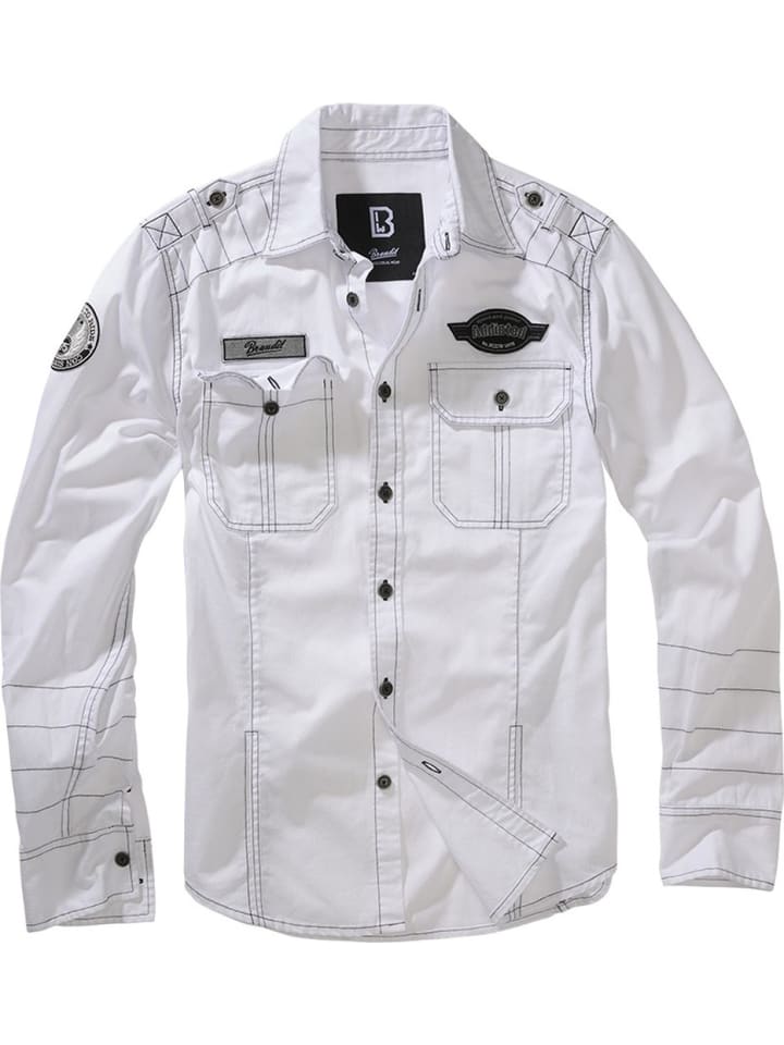 

Рубашка Luis Vintage Shirt Long Sleeve Brandit, белый