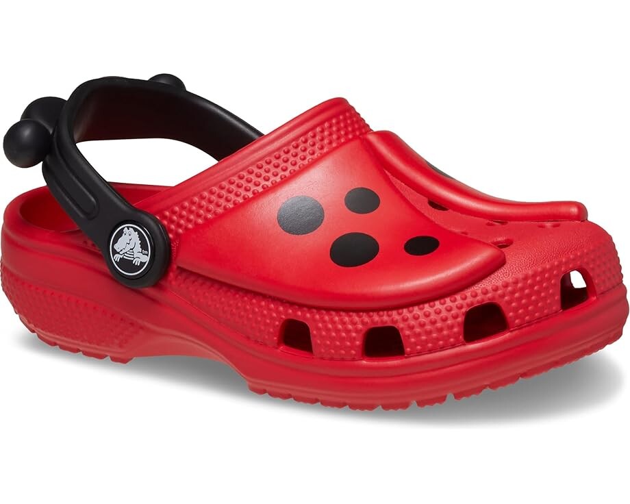 

Сабо Crocs Kids Classic I AM Clogs, цвет Varsity Red/Black Ladybug