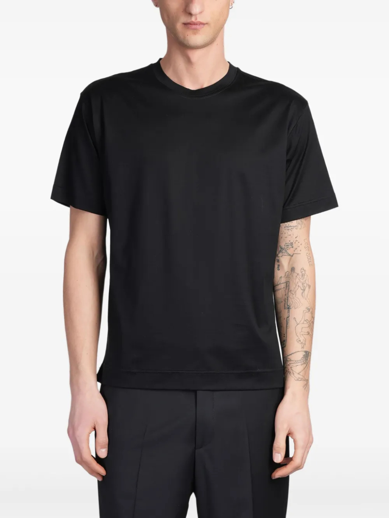 

Футболка из хлопка Tagliatore, черный