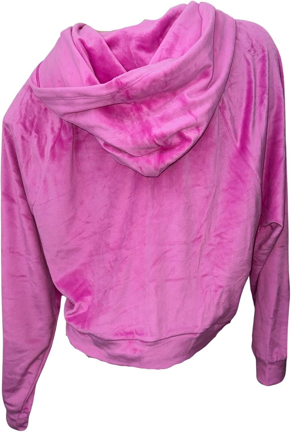 Толстовка с молнией из велюра Victoria's Secret, цвет Pink New — фото 4