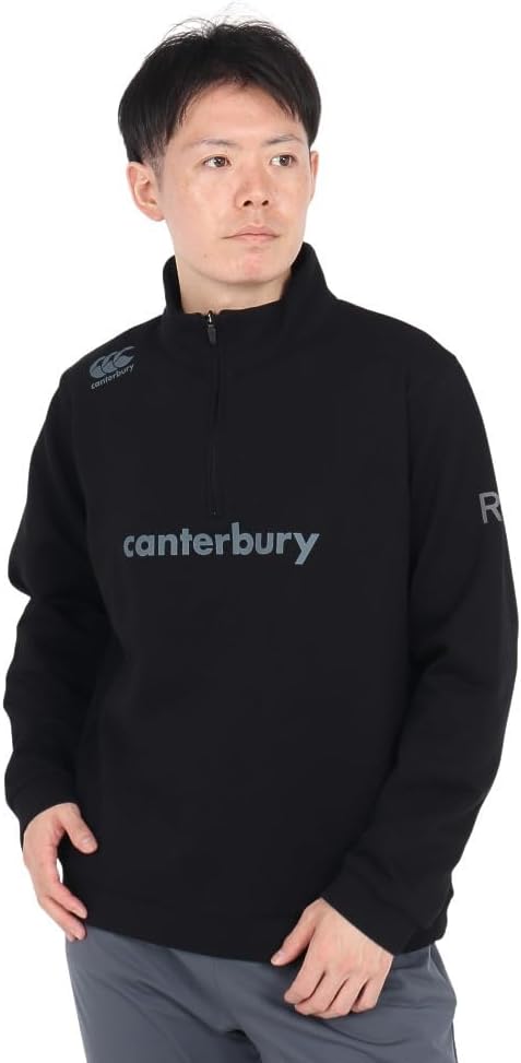 

Мужская толстовка CANTERBURY Sweat R Plus Flex Warm Sweat с половинной молнией, черный