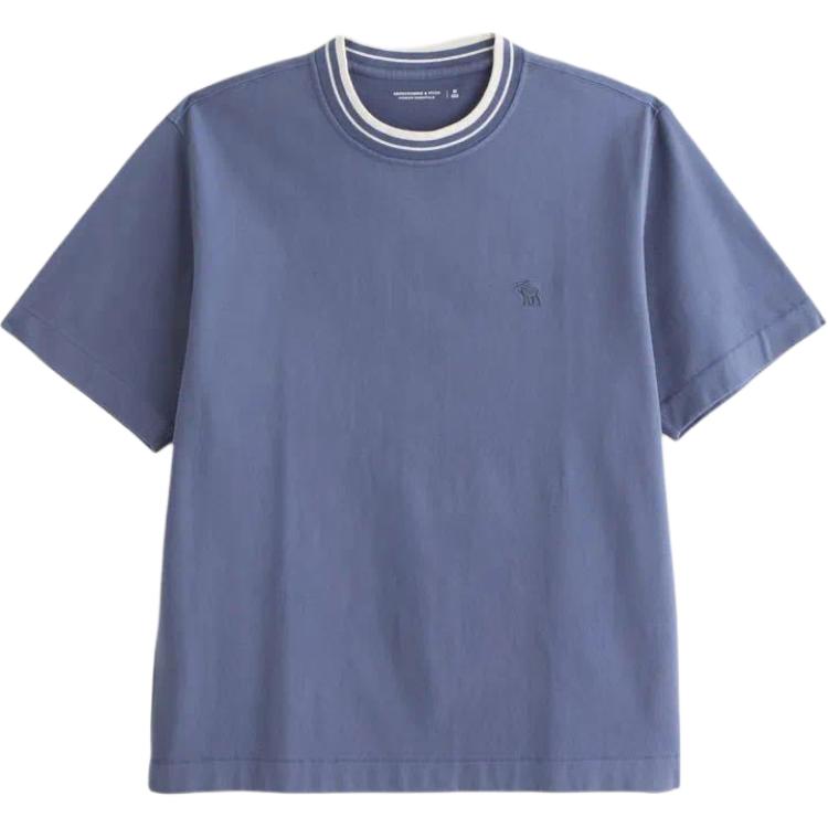 

Abercrombie＆Fitch Футболка мужская синяя