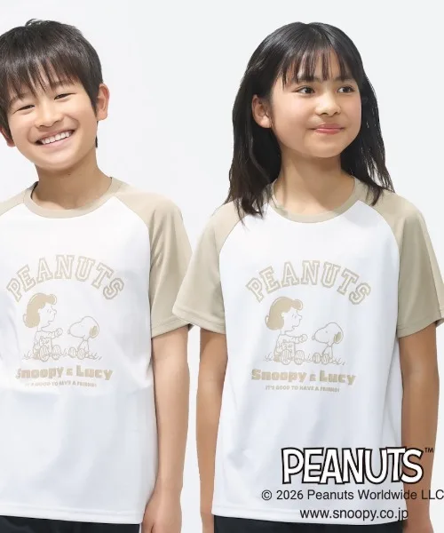 Детская футболка с UV защитой и быстрой сушкой ICOOL PEANUTS черно-белая — фото 2