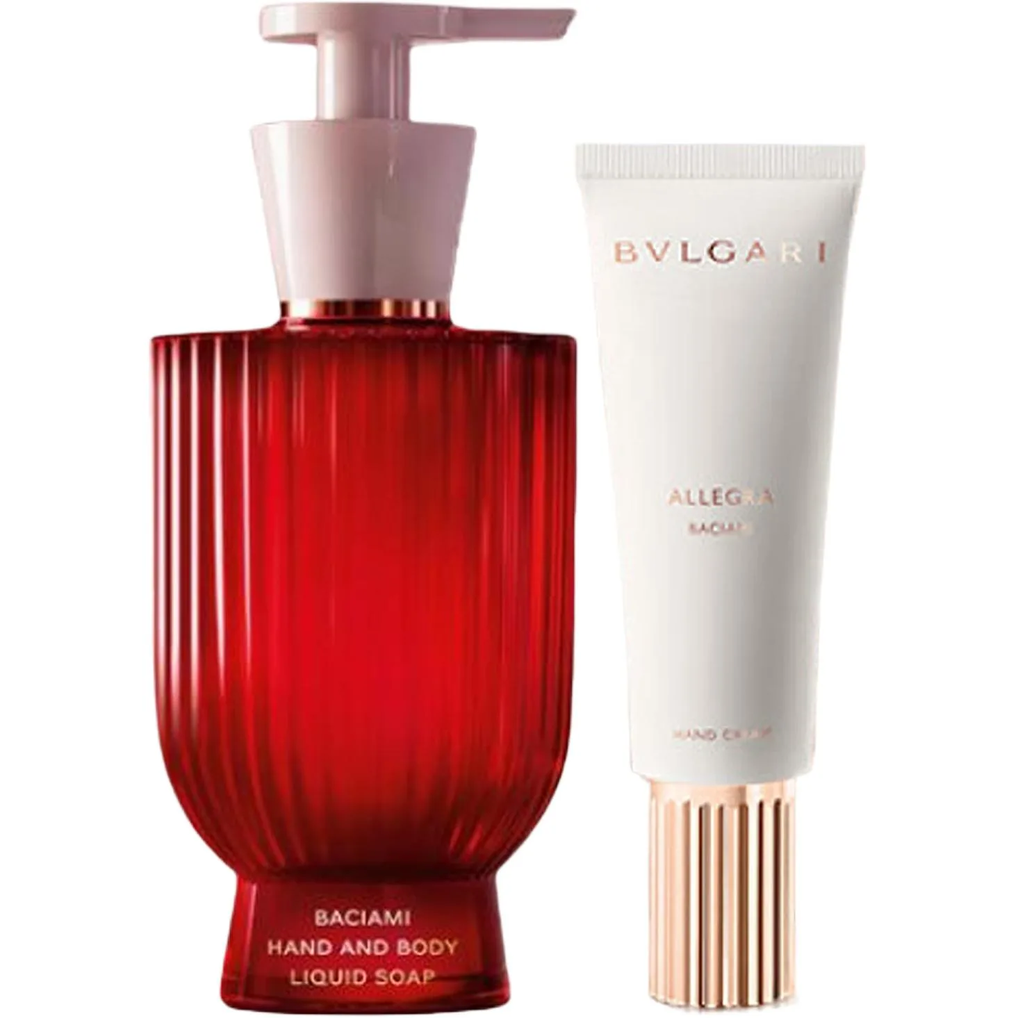 BVLGARI Набор для ухода: гель для душа и крем для рук Endless Kiss, 250 мл + 40 мл, Two-Piece Set: Floral Love Song Hand Body Cleaning Gel 250ml+Moisturizing Lotion 250ml — фото 2
