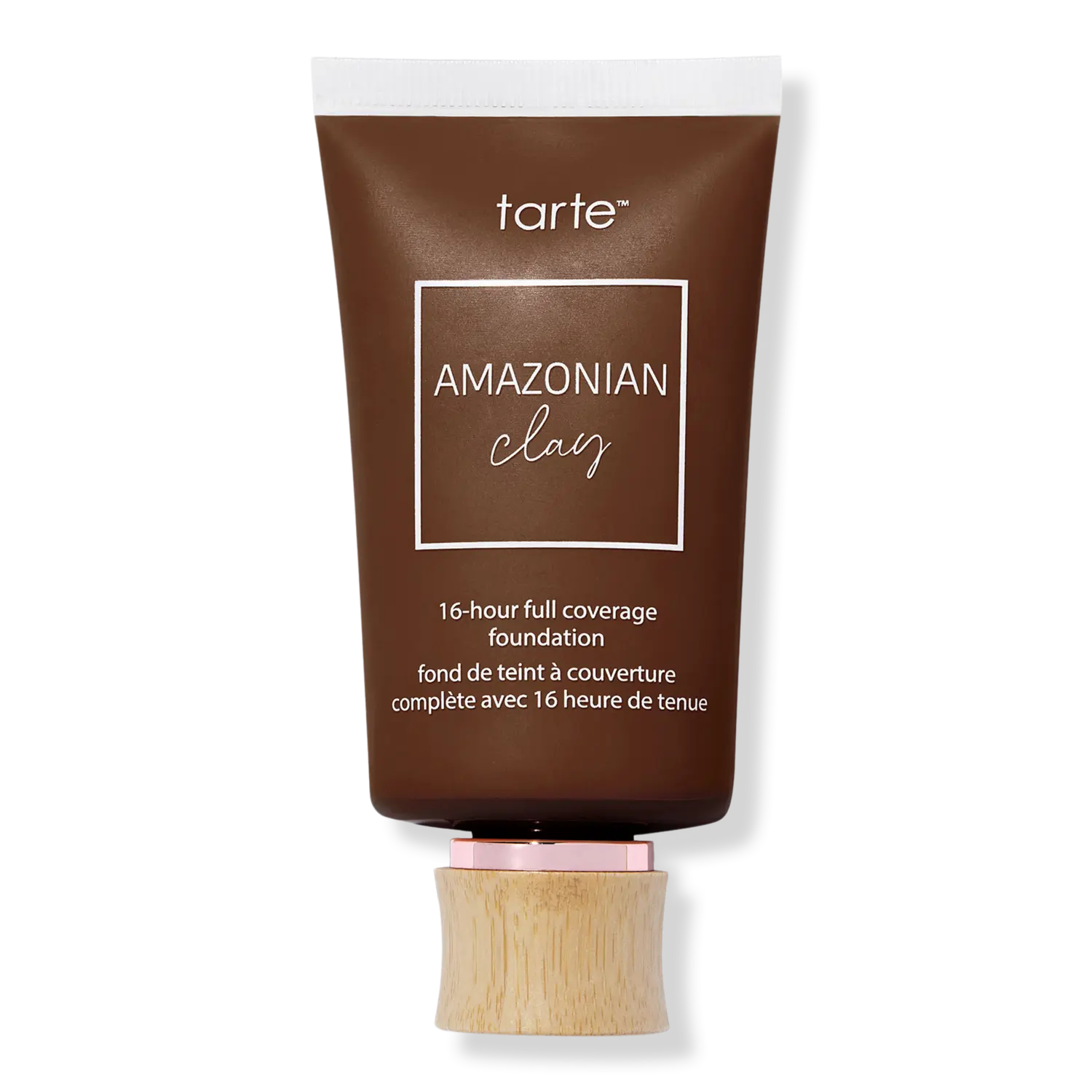 

Тональный крем с амазонской глиной, обеспечивающий 16-часовое покрытие. Tarte, 60H Mahogany Honey (very deep skin with warm, peach undertones)