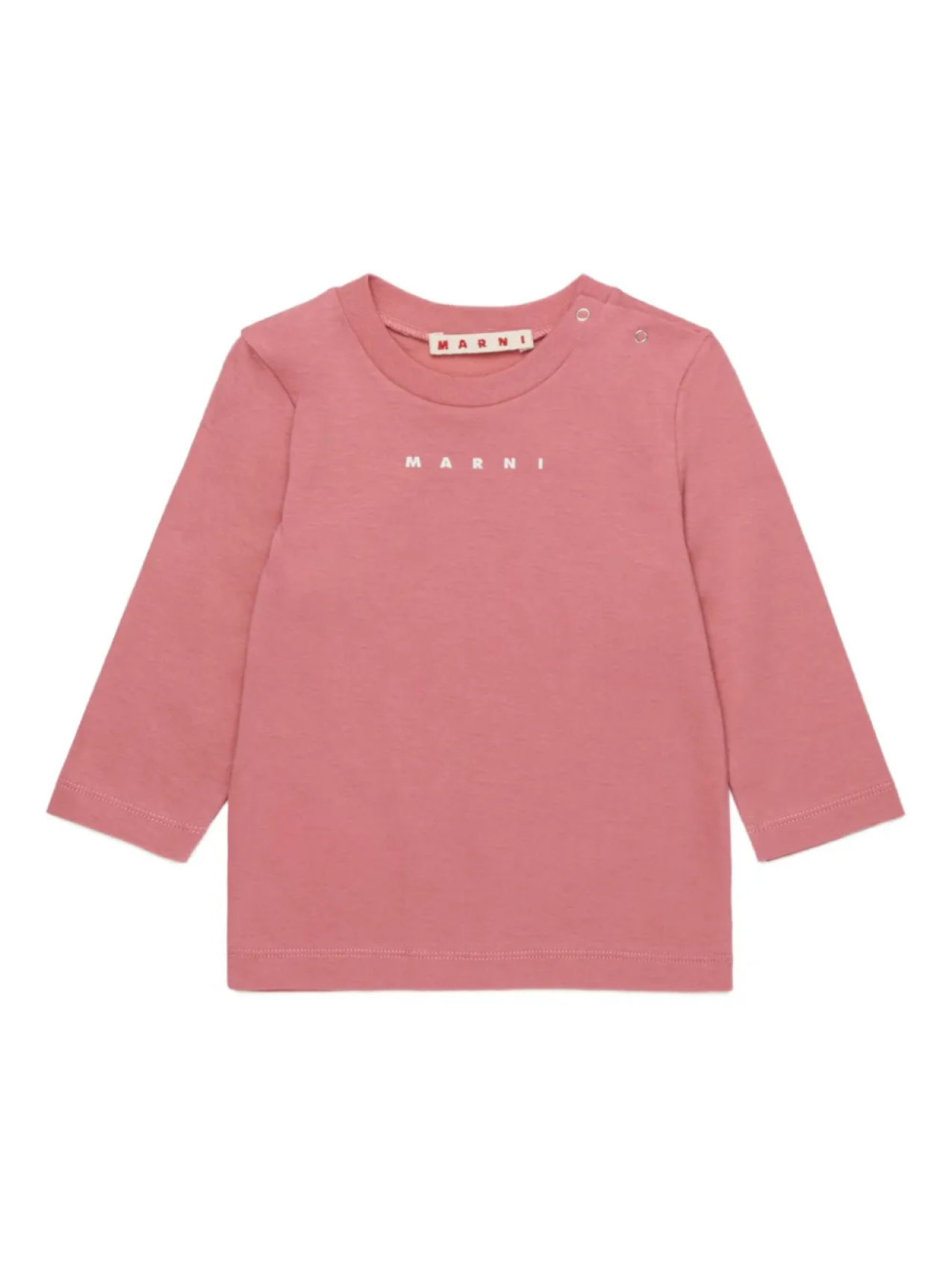 

Marni Kids футболка с логотипом, красный
