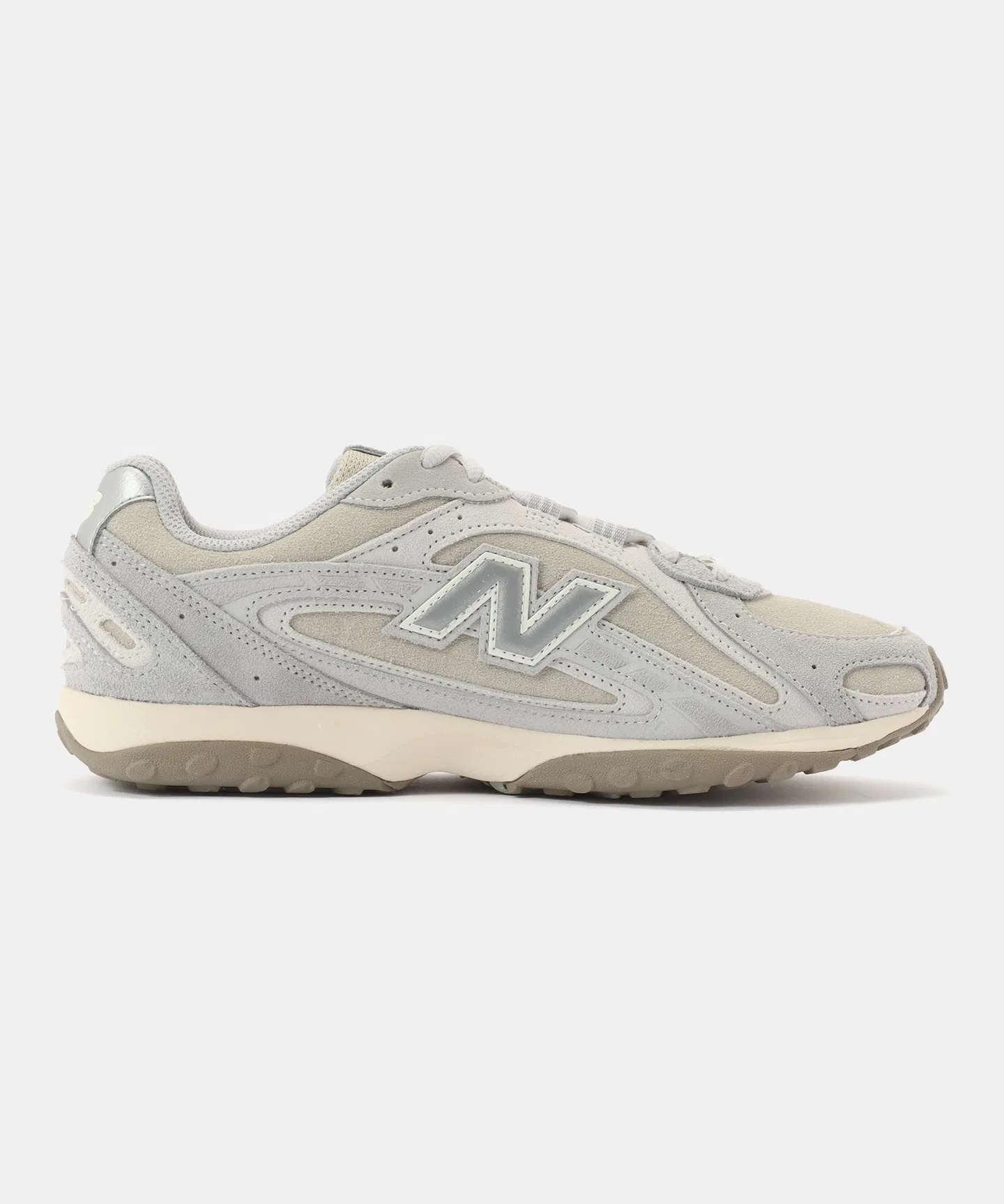 Унисекс кроссовки из натуральной кожи New Balance U204L серые — фото 4