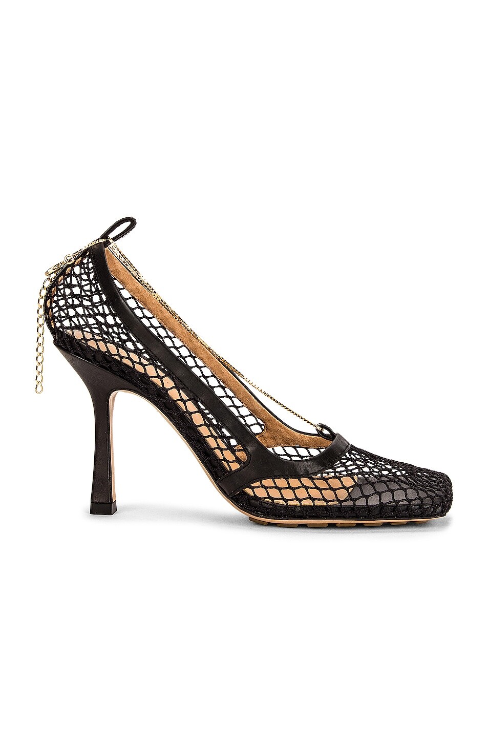 Эластичные сандалии Bottega Veneta, черный/черный