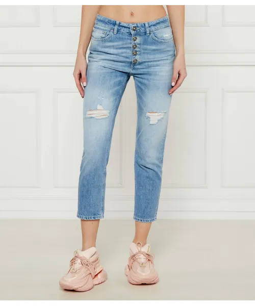 

Джинсы Кунс Loose fit Dondup - Made In Italy, синий