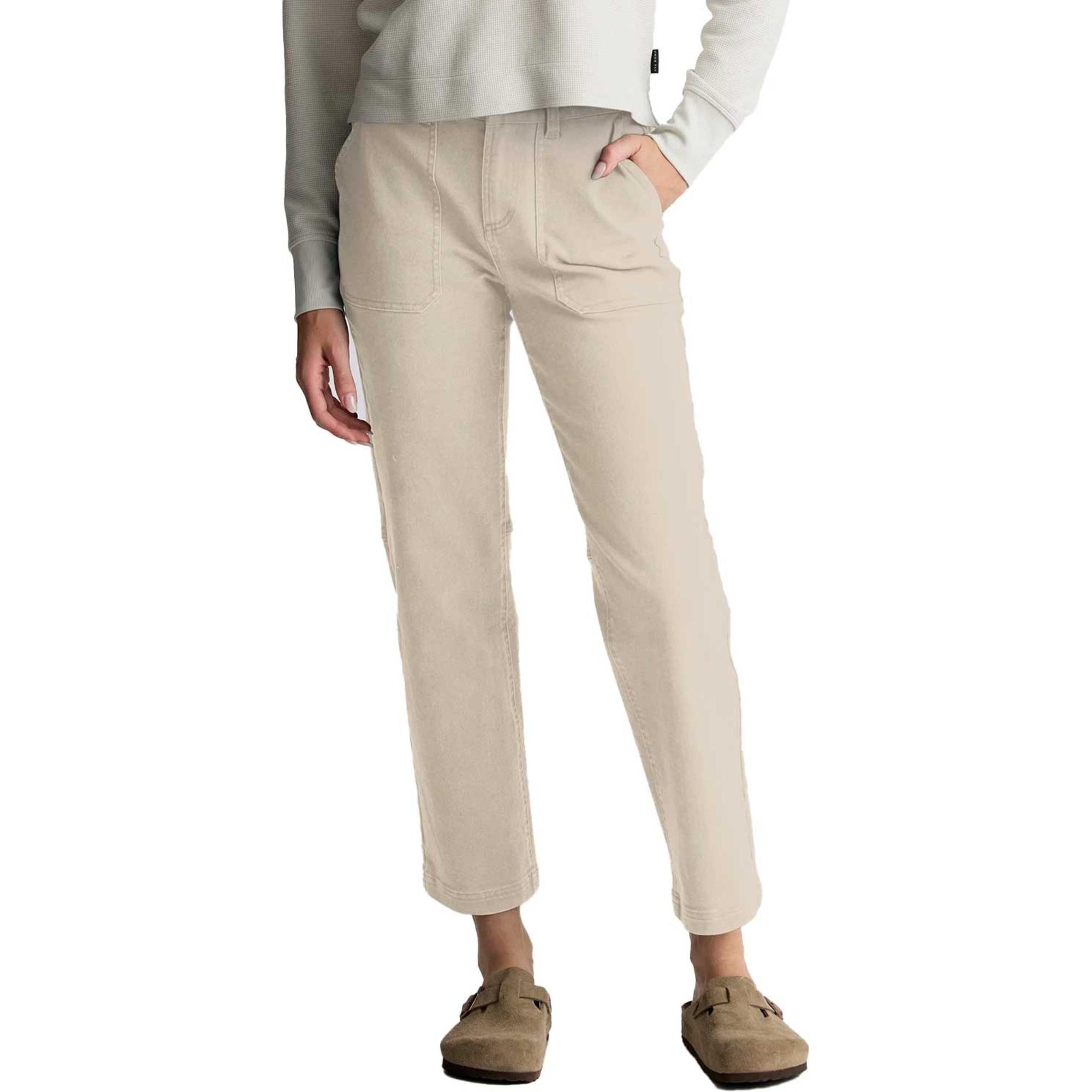 

Женские брюки Folly из саржи Free Fly, Stone