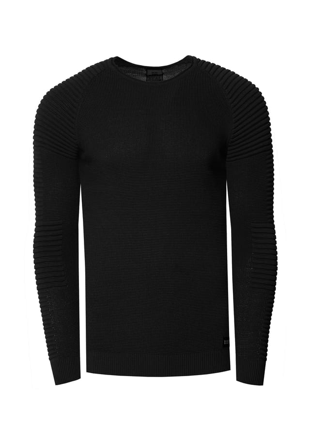 

Свитер с современным круглым вырезом Rusty Neal, черный