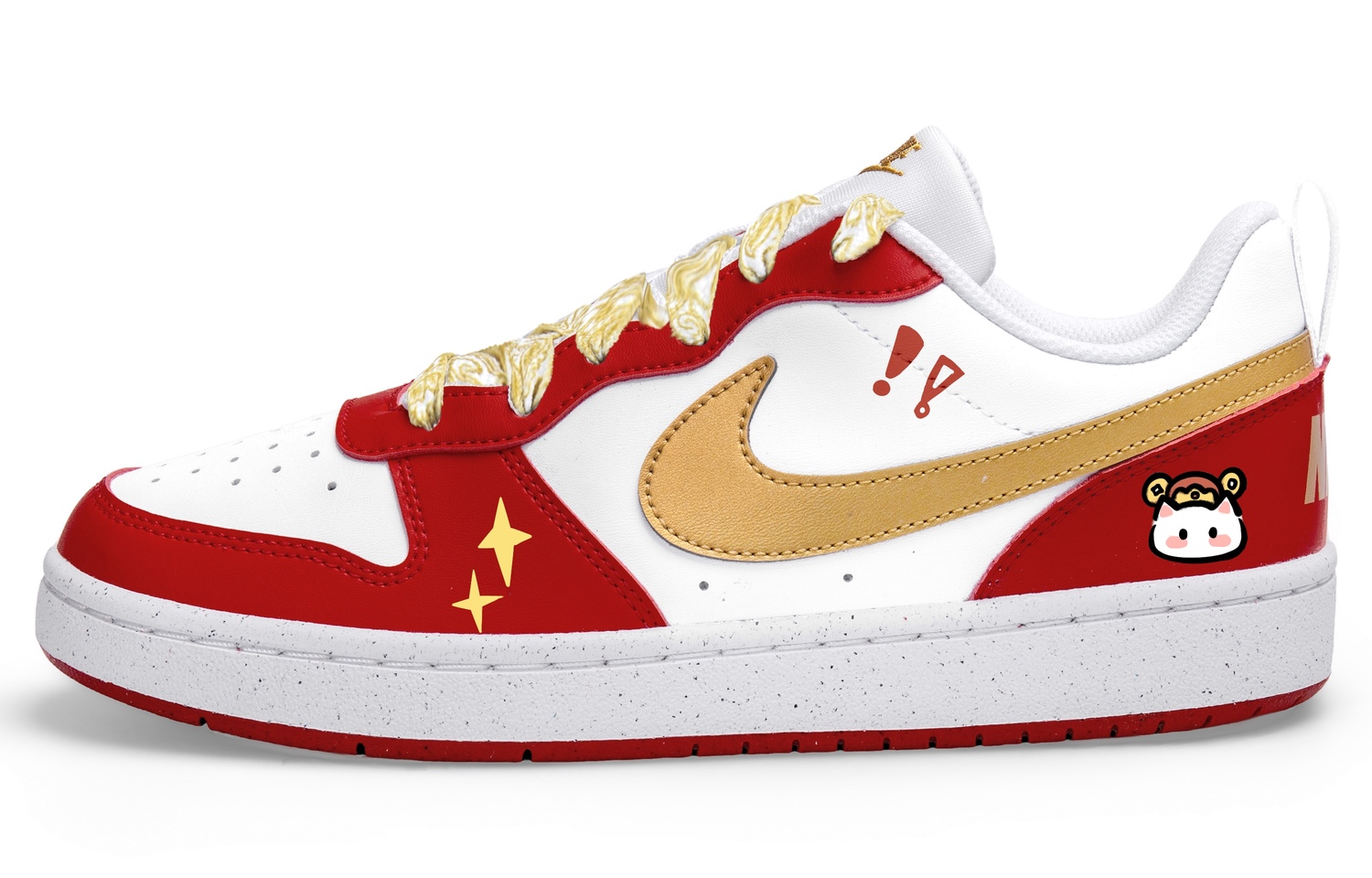 

Nike Court Borough Low top детские скейтборд кроссовки White Red для подростков