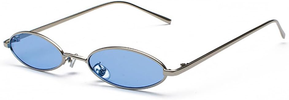 

Солнцезащитные очки UV400 с защитой от ультрафиолета — маленькие круглые металлические линзы с градиентом, подходят для женщин и мужчин, для бега и занятий спортом на открытом воздухе UYPTK, C11 Silver-blue