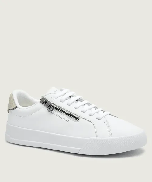 

Кроссовки Court из кожи Tommy Hilfiger, белый
