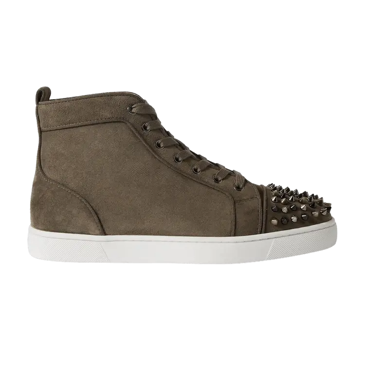 

Кроссовки Christian Louboutin Lou Spikes Orlato Flat Silex, зеленый