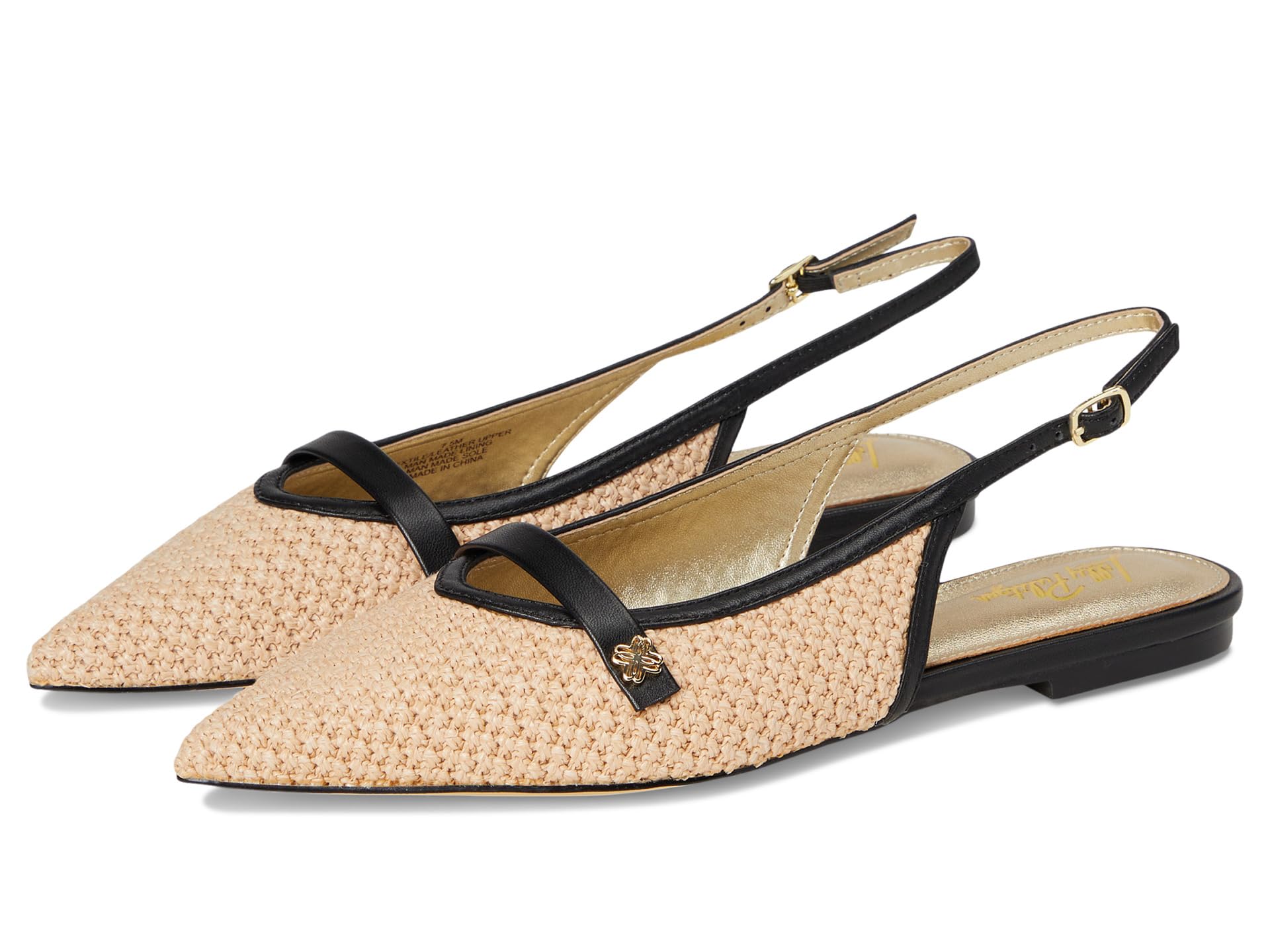 Балетки Lilly Pulitzer Malia Raffia Slingback, цвет Sunbaked Tan