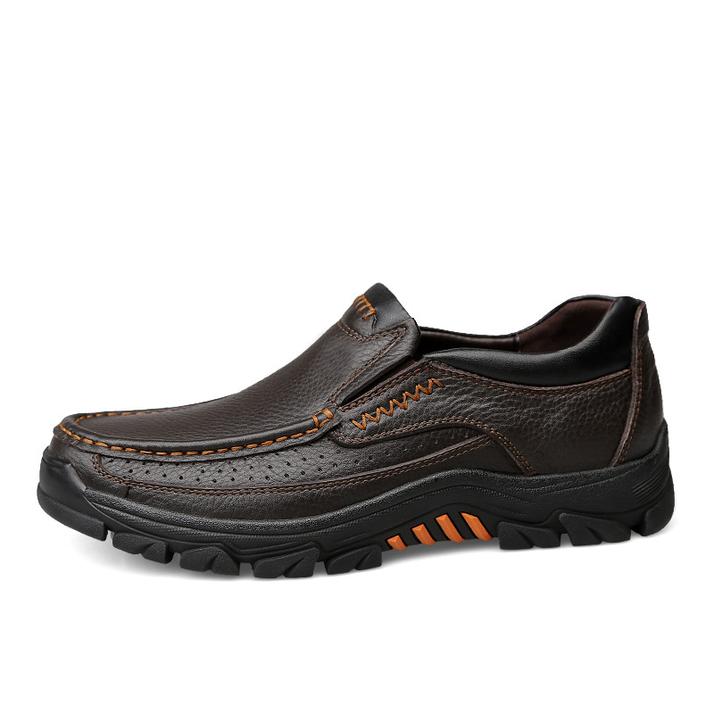 

Bull Thunder Коричневые мужские повседневные лоферы, цвет Brown Slip-on