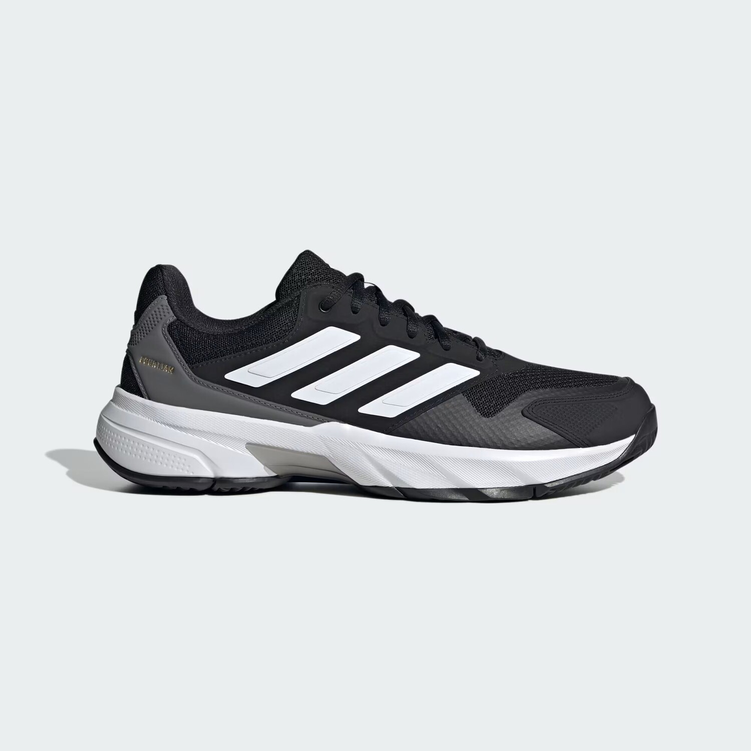 

Теннисные туфли CourtJam Control 3 Adidas, цвет Core Black/Cloud White/Grey Four