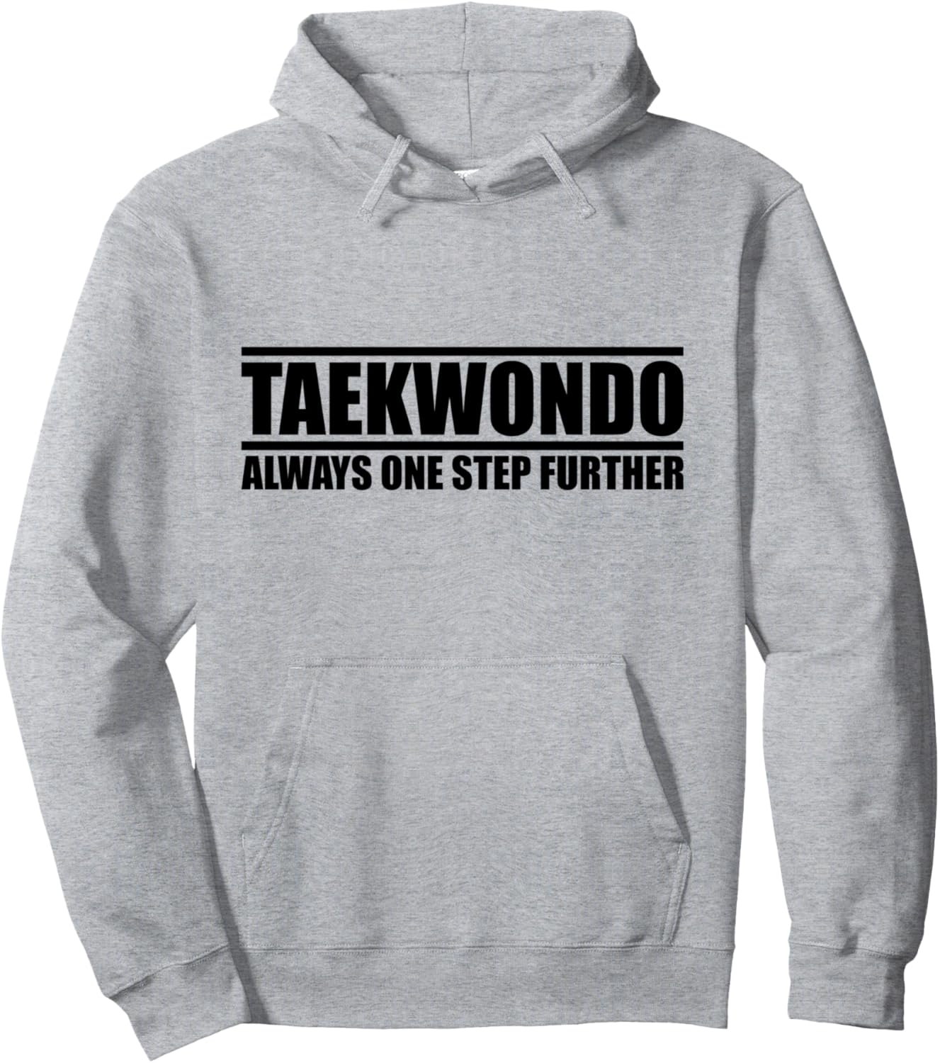 

Толстовка с надписью «Тхэквондо - Всегда на шаг впереди», серая Martial Arts, Self-Defense, And Sports