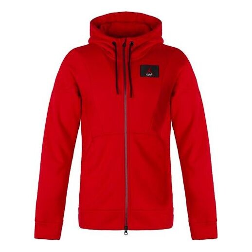 

Куртка Air Jordan hooded Drawstring Zipper Jacket Red, красный