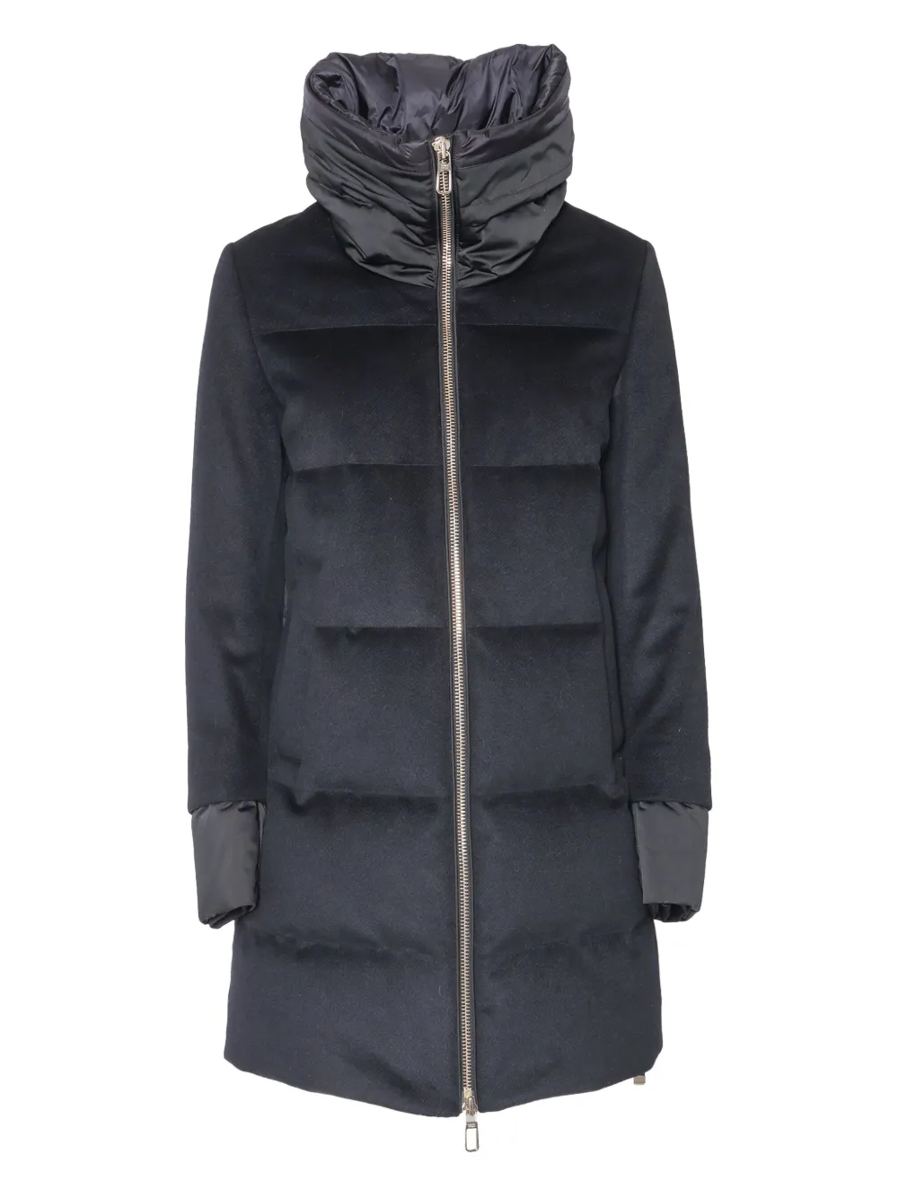 

Плащ Adriel с воротником-воронкой и кулиской Duno, серый