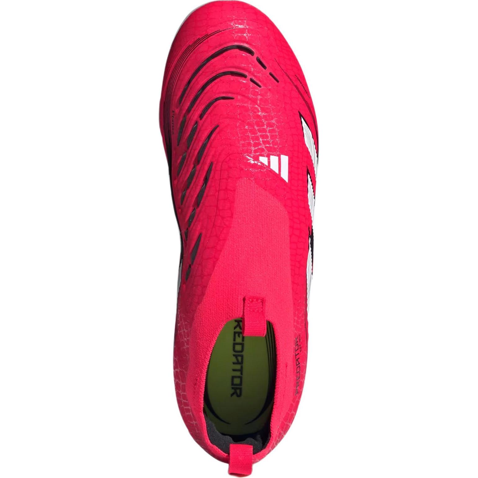 Adidas PREDATOR ELITE удобные нескользящие износостойкие низкие детские футбольные бутсы red white kids' — фото 4