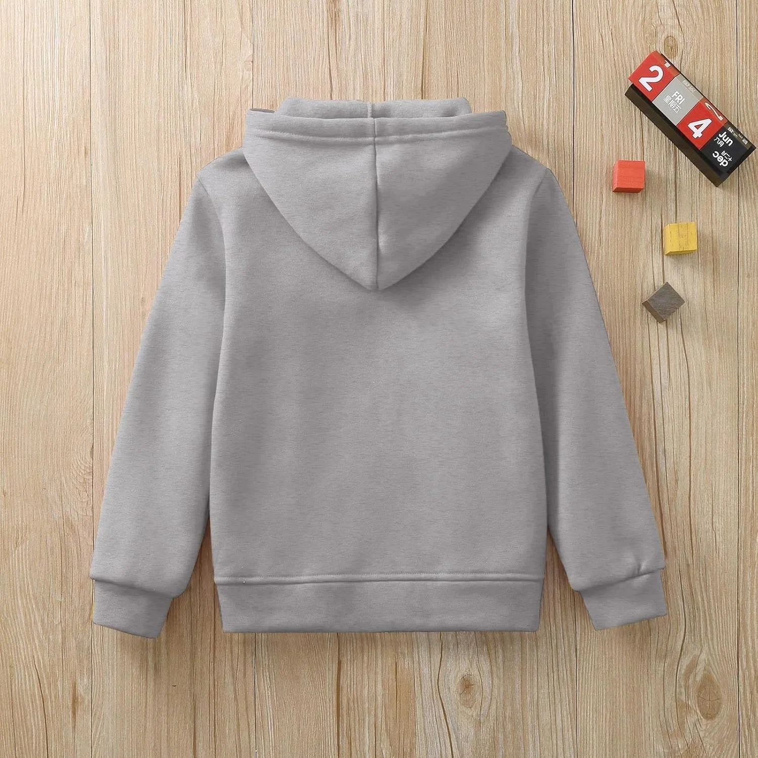 Спортивный костюм для мальчиков, толстовка и штаны, Generic, Light Gray — фото 4