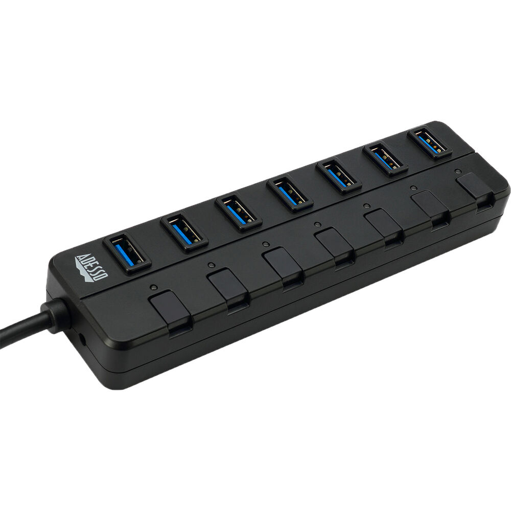 

Док-станция Adesso 7-Port USB 3.0 Hub with Power Switches and AUH-3070P