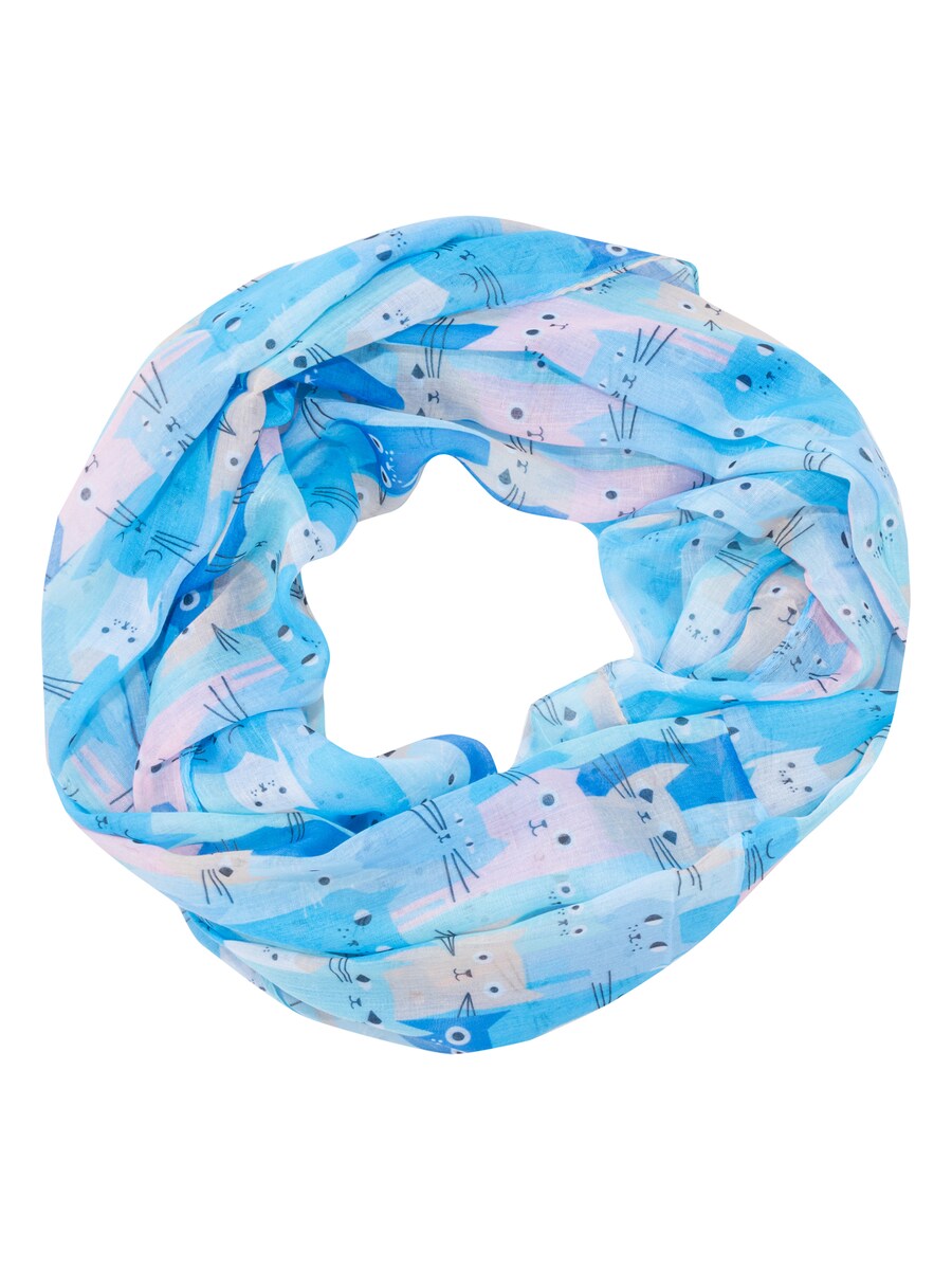 

Шарф-труба Seasons of April Molly, синий/аквамарин/голубой