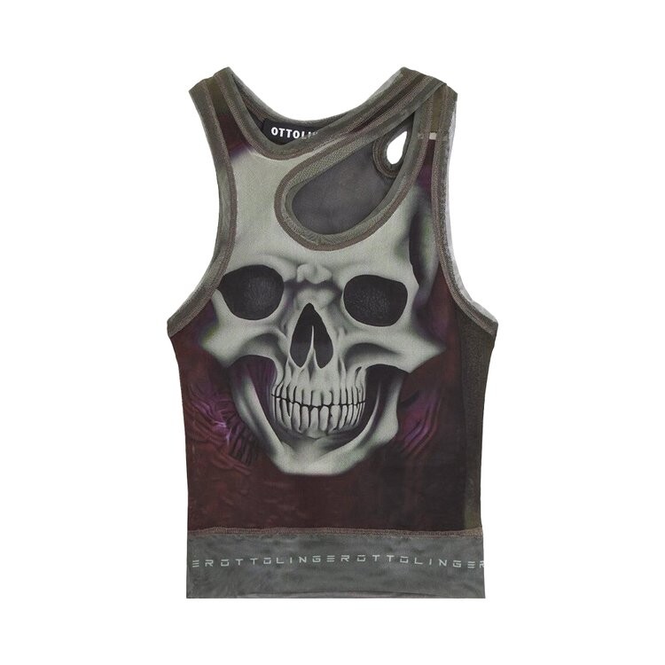 

Топ Ottolinger Mesh Tank Top, серый