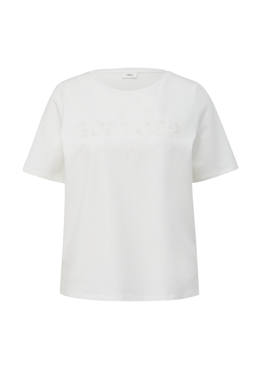 

Футболка s.Oliver BLACK LABEL Shirt, натуральный белый