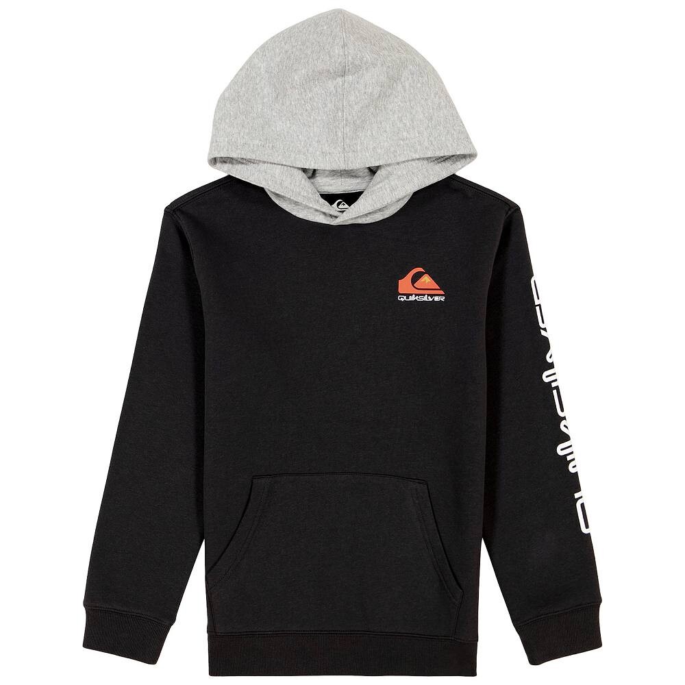 

Флисовая толстовка Quiksilver с цветными блоками для мальчиков 8–20 лет, черный