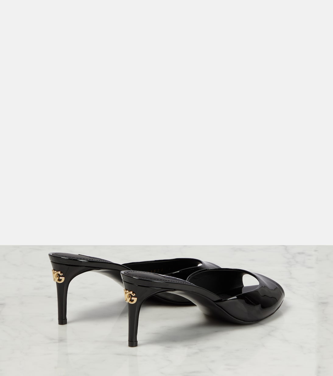 Лаковые мюли Dolce&Gabbana, черный — фото 3