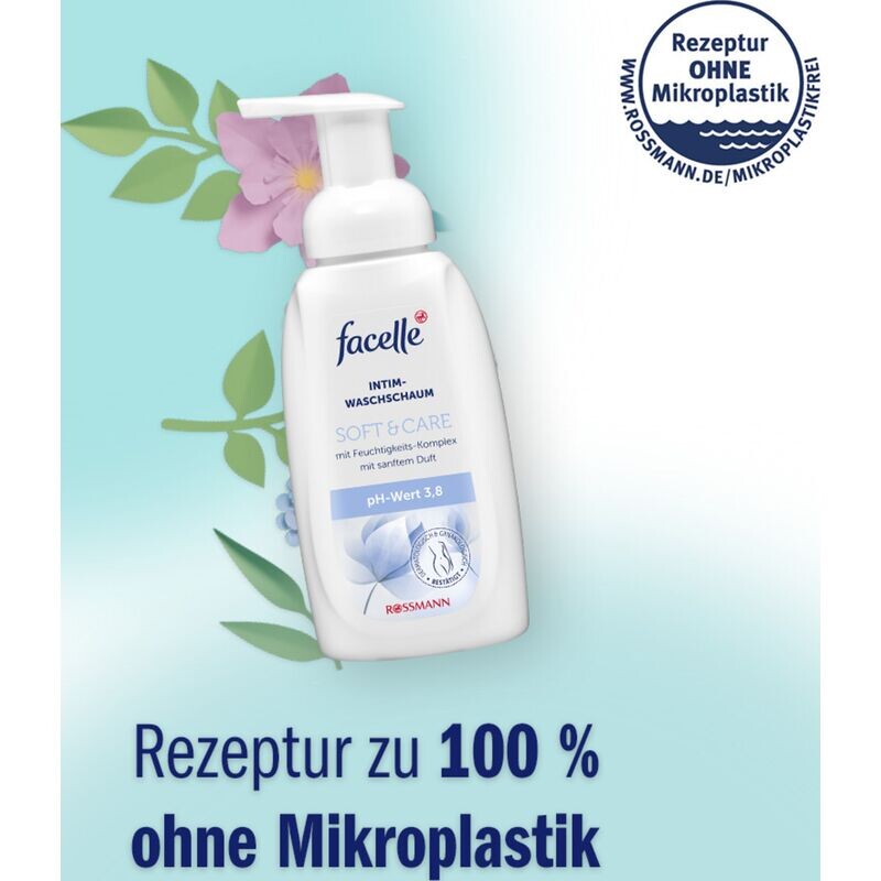 Мягкая и заботливая пенка для интимного мытья facelle, 250 ml — фото 3