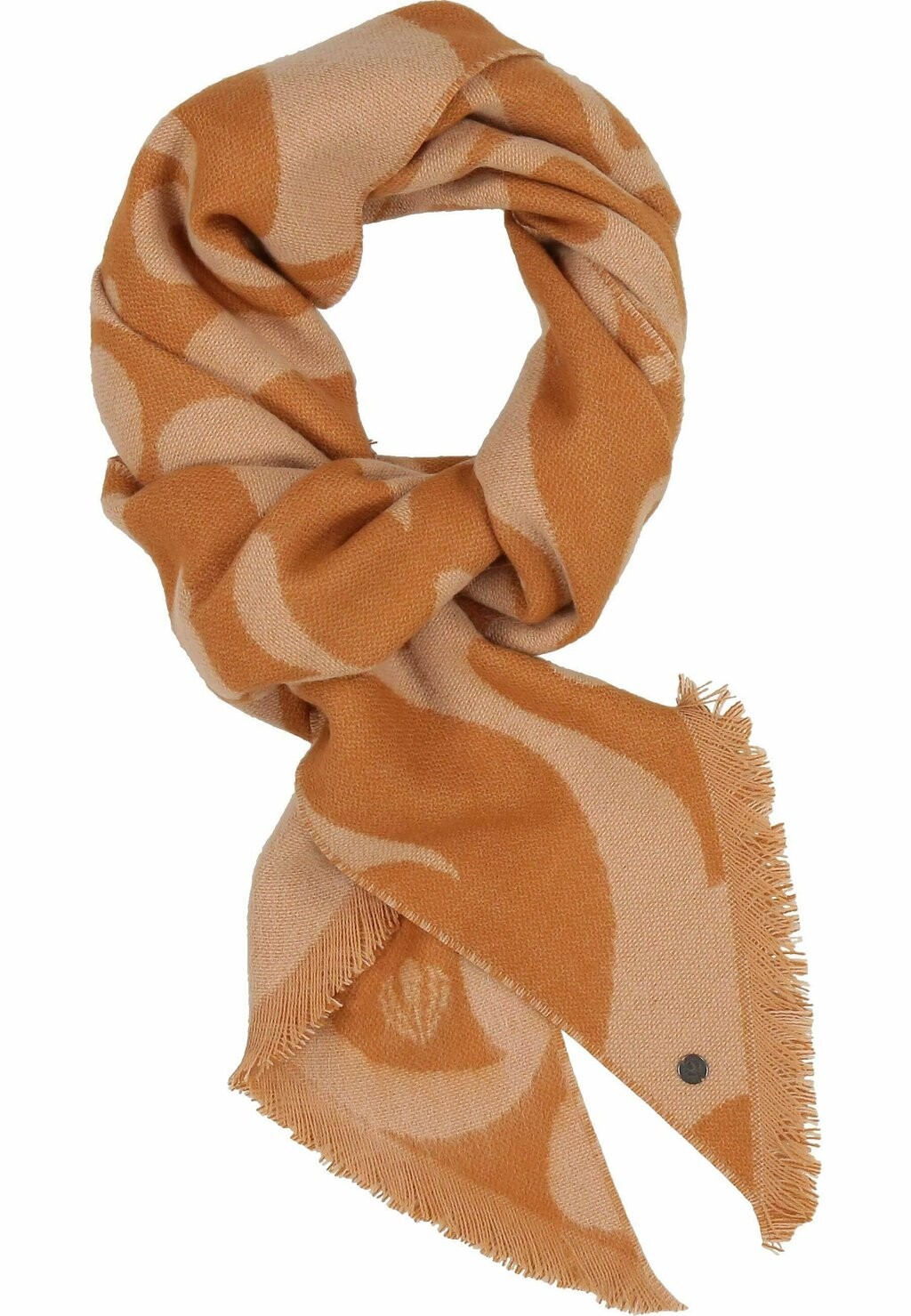 

Шарф FLORAL BIAS CUT CASHMINK FRAAS, коричневый