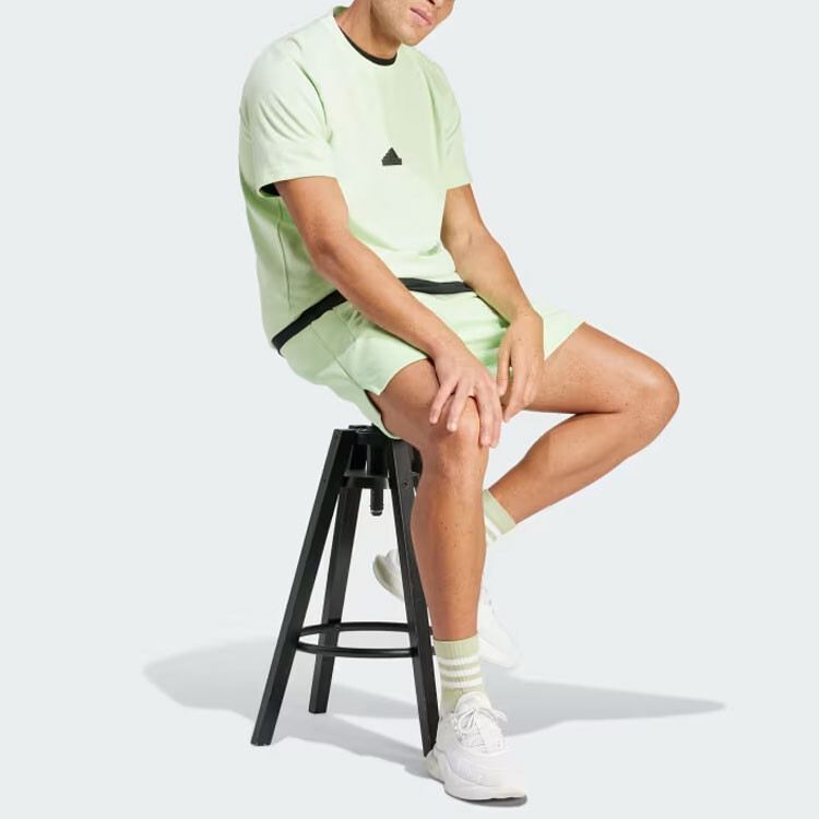 ZNE повседневные шорты мужские светло-зеленые Adidas, светло-зеленый — фото 4