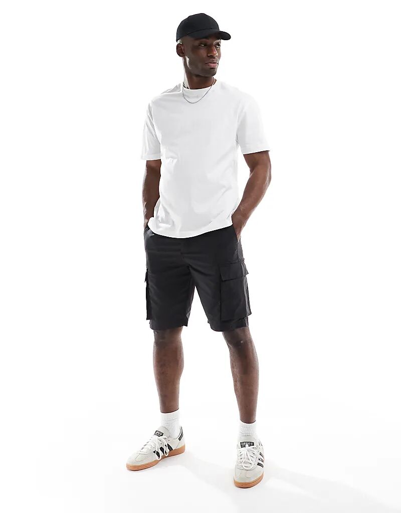 

Черные шорты French Connection с карманами-карго French Connection Mens