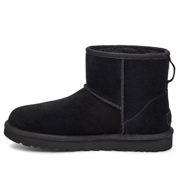 Ботинки UGG с боковым логотипом, черный